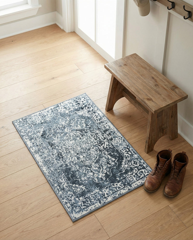 Cambridge Classics Collection Area Rug -  Magdalene (Blue) Rectangle Blue  lifestyle 20