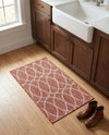 Savannah Pergola Collection Area Rug -  Pavilion (Rust Red) Rectangle Rust Red  lifestyle 12