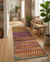 Urban Terrace Collection Area Rug -  Walkway Runner Multi  lifestyle 47