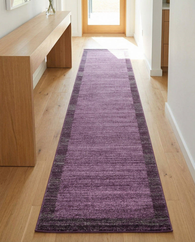 Studio Haven Collection Area Rug -  Conservatory (Violet) Runner Violet  lifestyle 35