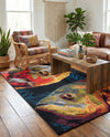 Seaside Haven Rugs Collection Area Rug -  Harbor Rectangle Multi  lifestyle 19