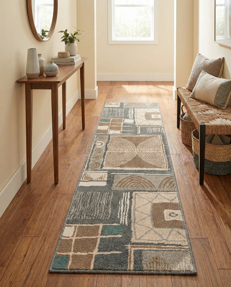 Savannah Sojourn Collection Area Rug -  Tsavo Runner Multi  lifestyle 51