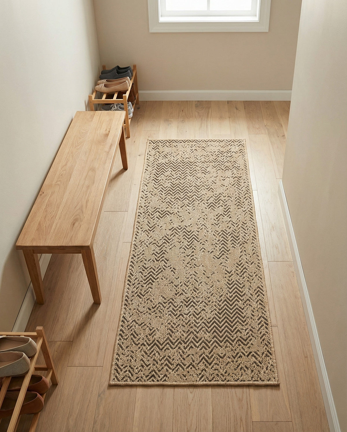 Sahara Sands Collection Area Rug -  Tanis Runner Natural  lifestyle 31