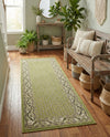Soho Elegance Collection Area Rug -  Mercer (Green) Runner Green  lifestyle 53