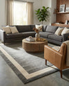 Studio Haven Collection Area Rug -  Alcove (Gray) Rectangle Gray  lifestyle 24