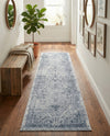 Coastal Manor Collection Area Rug -  Seagrove Runner Dark Blue  lifestyle 58