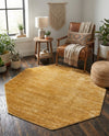 Bloomsbury Elegance Collection Area Rug -  Kensington (Yellow) Octagon Yellow  lifestyle 53