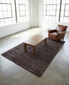 Nordic Loom Geometric Collection Area Rug - Oslo Rectangle Jet Black  lifestyle 13