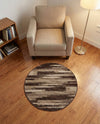 Autumn Meadow Collection Area Rug -  Duskridge Round Brown  lifestyle 64