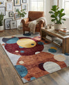 Aegean Elegance Washables Collection Area Rug -  Crete Rectangle Multi  lifestyle 15
