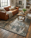 Gobi Sands Collection Area Rug - Dunhuang Rectangle Gray  lifestyle 12