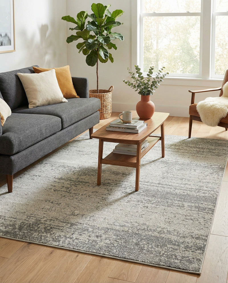 Studio Haven Collection Area Rug -  Gallery (Gray) Rectangle Gray  lifestyle 19