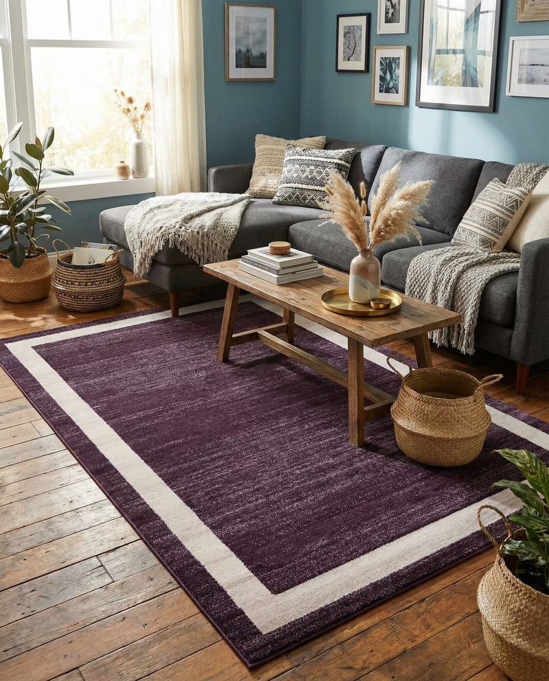 Studio Haven Collection Area Rug -  Alcove (Violet) Rectangle Violet  lifestyle 20