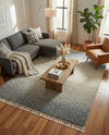 Cozy Cove Shag Collection Area Rug -  Lagoon Rectangle Gray  lifestyle 26