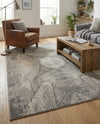 Riviera Elegance Collection Area Rug -  Nice Rectangle Dark Gray  lifestyle 31