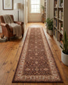 Casablanca Tapestry Collection Area Rug -  Marrakech (Coffee Brown) Runner Coffee Brown  lifestyle 53