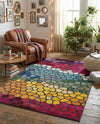 Marrakesh Elegance Collection Area Rug -  Melilla Rectangle Multi  lifestyle 14