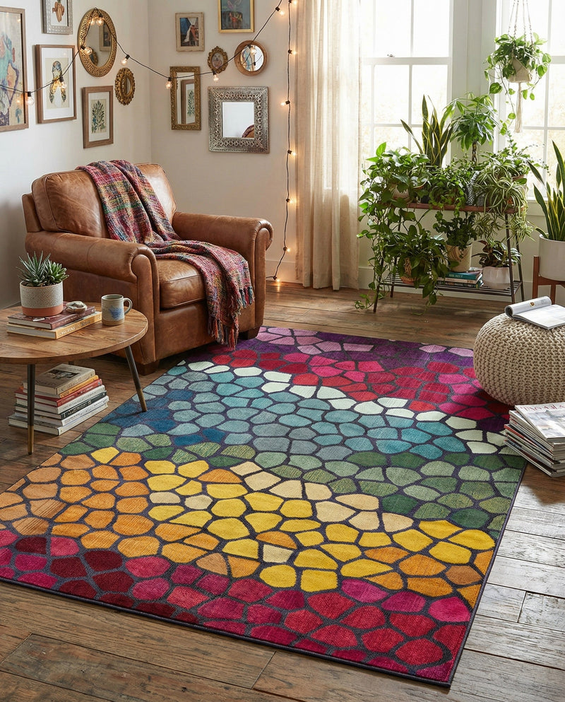 Marrakesh Elegance Collection Area Rug -  Melilla Rectangle Multi  lifestyle 14