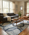 Santa Fe Trails Collection Area Rug -  Taos Rectangle Ivory  lifestyle 12