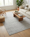 Marrakech Lattice Collection Area Rug - Medina (Light Gray) Rectangle Light Gray  lifestyle 15