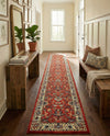 Isfahan Elegance Collection Area Rug - Naghsh-e Jahan (Terracotta) Runner Terracotta  lifestyle 51