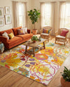 Venetian Elegance Collection Area Rug -  Accademia Rectangle Ivory  lifestyle 63
