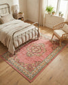 Geneva Terrace Collection Area Rug -  Yverdon Rectangle Rose  lifestyle 49