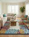 Caribbean Terrace Collection Area Rug -  Tortola Rectangle Multi  lifestyle 12