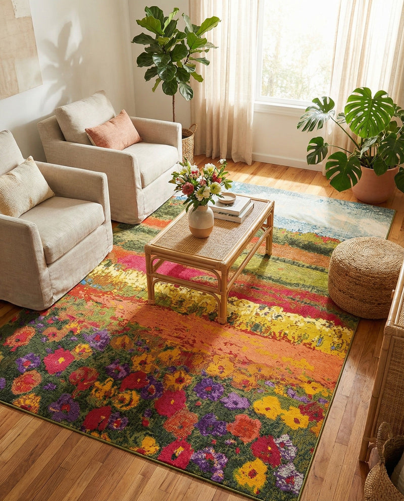 Marrakesh Elegance Collection Area Rug -  Taliouine Rectangle Multi  lifestyle 11