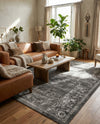 Copenhagen Comfort Collection Area Rug -  Roskilde Rectangle Charcoal  lifestyle 37