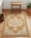 Eden Oasis Collection Area Rug -  Tranquility (Yellow) Rectangle Yellow  lifestyle 20