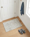 Marrakesh Lattice Collection Area Rug - Casablanca (Light Gray) Rectangle Light Gray  lifestyle 28