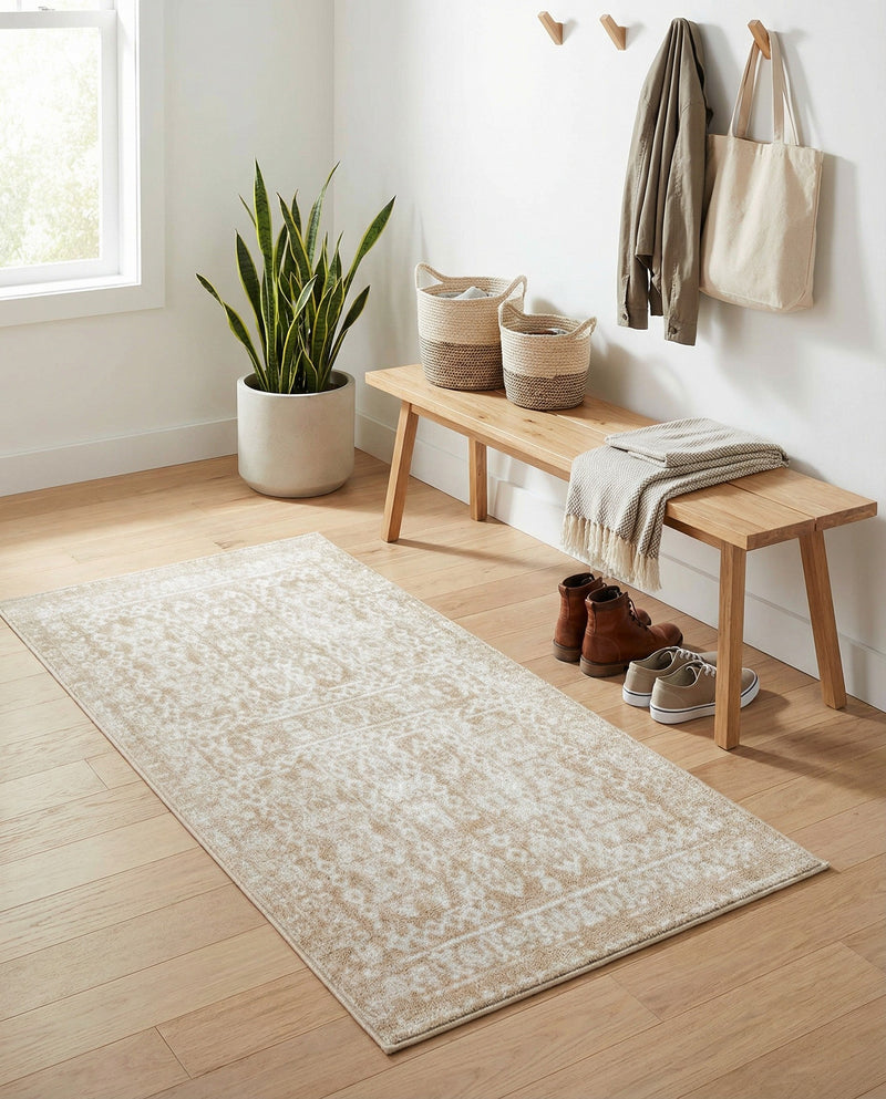 Cambridge Classics Collection Area Rug - Trinity (Beige) Rectangle Beige  lifestyle 10