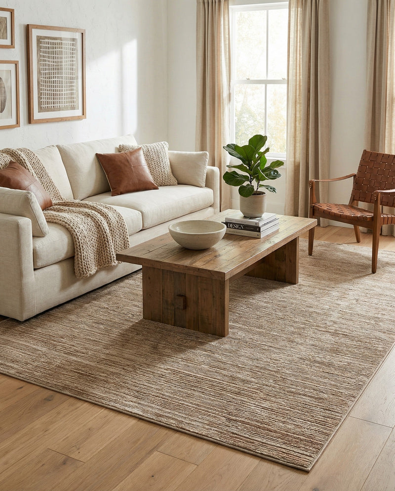 Bloomsbury Elegance Collection Area Rug -  Kensington (Beige) Rectangle Beige  lifestyle 16