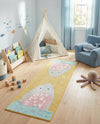 Wonder Tykes Collection Area Rug -  Whimsical Runner Yellow  lifestyle 48