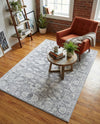 Charleston Elegance Collection Area Rug -  Seaport (Gray) Rectangle Gray  lifestyle 13