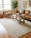 Marrakech Lattice Collection Area Rug - Medina (Beige) Rectangle Beige  lifestyle 5