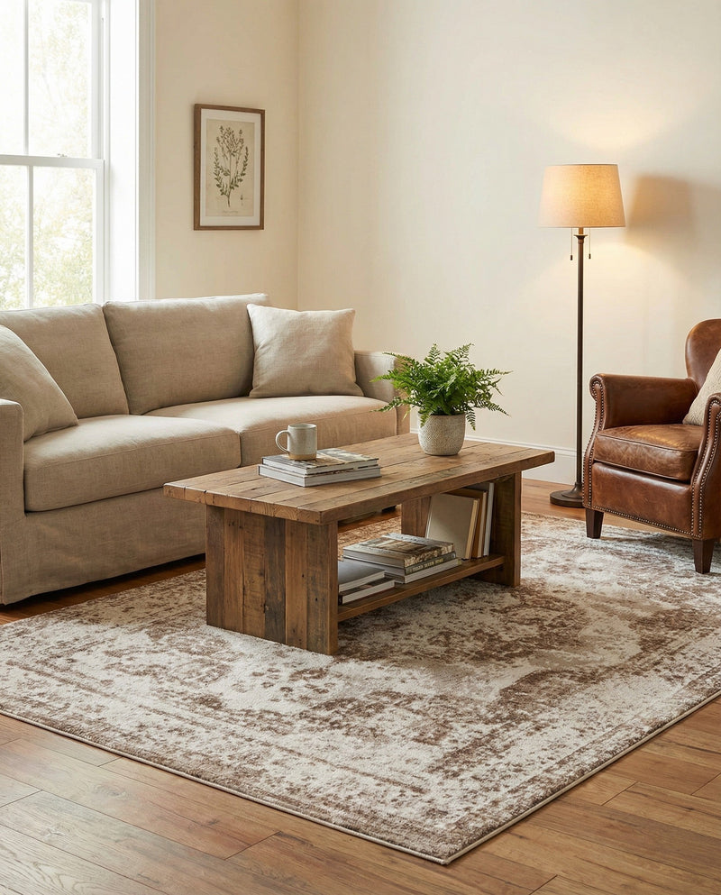 Riviera Elegance Collection Area Rug -  Menton (Beige) Rectangle Beige  lifestyle 21