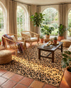 Savannah Sojourn Collection Area Rug -  Mara Rectangle Light Brown  lifestyle 16