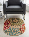 Urban Terrace Collection Area Rug -  Esplanade Oval Beige  lifestyle 51