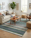 Laguna Sands Collection Area Rug -  Malibu Rectangle Green  lifestyle 26