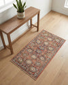 Seville Stripes Collection Area Rug -  Cordoba (Brick Red) Rectangle Brick Red  lifestyle 27