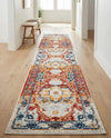 Parisian Elegance Collection Area Rug - Versailles (Rust Red) Runner Rust Red  lifestyle 60