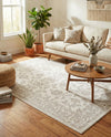Savannah Elegance Collection Area Rug - Augusta (Ivory) Rectangle Ivory  lifestyle 12
