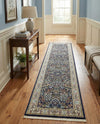 Persian Elegance Collection Area Rug -  Kerman (Navy Blue) Runner Navy Blue  lifestyle 34
