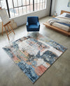 Aegean Elegance Washables Collection Area Rug -  Hydra Square Multi  lifestyle 76
