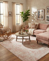 Luminara Sands Collection Area Rug - Elysium (Carnation Pink) Rectangle Carnation Pink  lifestyle 12