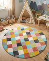 Wonder Tykes Collection Area Rug -  Mythic Round Multi  lifestyle 38