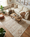 Cascade Range Collection Area Rug - Hood (Ivory) Rectangle Ivory  lifestyle 11