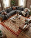 Autumn Meadow Collection Area Rug -  Nutmegwood Rectangle Beige  lifestyle 27